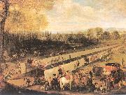 The Hunting Party at Aranjuez Mazo, Juan Bautista